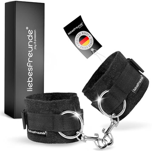Liebesfreunde® Handschellen für sinnliche Sexspiele - Bondage Fesseln Sex Spielzeug für Paare, Erotisches Sexspielzeug BDSM Set, extrem soft