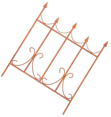 Abaodam Clôture Miniature Fer pour Jardin Accessoire De Paysage pour Décoration pour Balcons Et Cours Ambiance Enchantée pour Jardins Féeriques