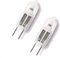 Kit de 2 bombillas halógenas bipin 24 V 20 W G4 3000 °K 350 lúmenes 30 x 9 mm