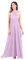 Robe longue convertible pour femme - Robe de soirée, de bal, de mariage, de cocktail, lavande, S