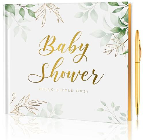 Baby Shower Guest Book for Games & Deractions with 56 Pages