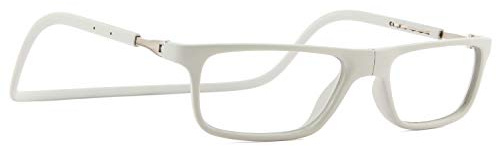 DIDINSKY Occhiali Magnetici da Lettura o Vista Anti Luce Blue per Uomo o Donna. Montatura per Computer, Gaming. Tocco di Gomma e Lenti Antiriflesso – FARADAY (Smoke, 2, x, SQUARE)