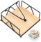 TNOMSNO Porte Serviette Papier, Imperméable, Antirouille et avec Barre Lestée Porte Serviette de Table, Distributeur Serviette Papier Table pour Table à Manger, Salon, Pique-Nique, Bars et Hôtels