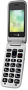 Doro 2424 GSM Mobiltelefon im eleganten Klappdesign Graphit/Silber
