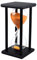 Lodunsyr Sanduhr 60 Minuten Timer Sanduhr für Ornament Restaurant Wohnzimmer Zuhause Wandschrank Büro Schreibtisch Schlafzimmer Party Festival Weihnachten Hölzern Rahmen Sanduhr Uhr Dekoration Orange