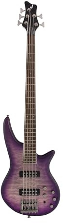 Jackson JS Series Spectra Bass JS3QV Purple Phaze - 5-String Electric Bass