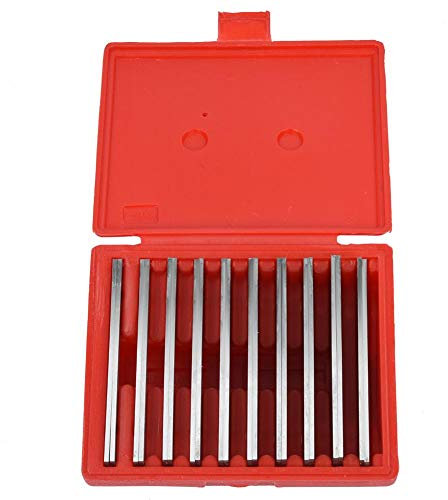 10 pairs Steel Parallel Blocks Adjustable 0.0005 Accuracy 1/8inch Steel Parallel Set for Leveling Adjustment of Milling and Grinding Machines, Forming Machines, Planers, Rigs