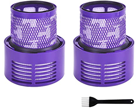2 Stück Ersatz V10 Filter für Dyson V10 SV12 Staubsauger Cyclone Waschbar Filter for Animal Absolute Total Clean Motorhead Staubsauger Ersetzen Sie # DY-969082-01