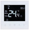 Wengart Thermostat de Chauffage au Sol 7 Jours programmable avec écran Tactile LCD WG505, AC230V 16A pour Chauffage au Sol électrique avec capteur de sonde de 3 m Noir