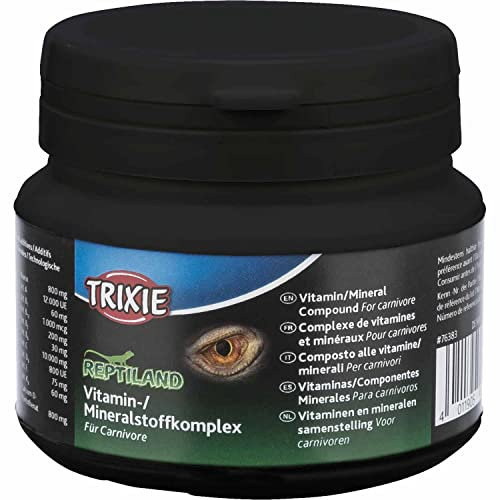 TRIXIE - Calcium, Micro-Fin adapté aux Reptiles herbivores, Carnivores et Amphibiens 80g