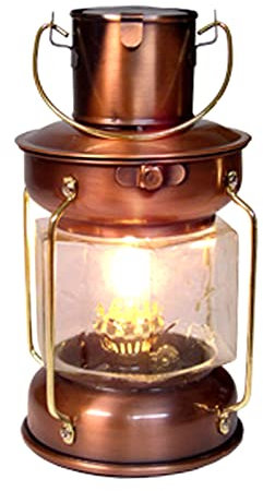 Camping Outdoor Öllampe Marine Kupferfarben Petroleumlampe Sturmlaterne Laterne Lampenöl Petroleum