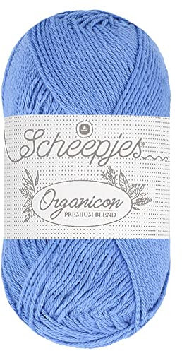 Scheepjes - Scheepjes 253 Kornblume Organicon Garn - 5x50g