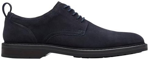 Clarks Aldwin Lace para Hombre, Azul Marino (Navy Suede), 41.5 EU