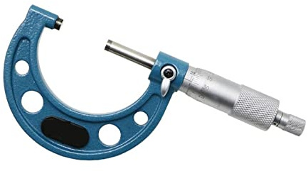 Micrometer, 25-50mm Outside Micrometer Inside Outside Miromete 0.01mm Micrometer 25-50 5201-50A(100-125mm)