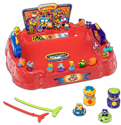 SUPERTHINGS Age 3+ Battle Arena – Contains 1 Arena, 2 Exclusive Battle Spinners & 2 Exclusive SuperThings