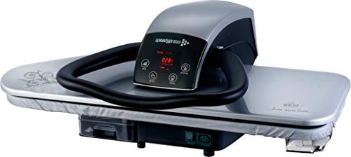 Speedypress Dampfbügelpresse 91HD Silber, strapazierfähig, professionell, 91 cm (+ kostenloser Bügelaufsatz, Antikalk-Wasserfilter, Ersatzbezug und Schaumstoffunterfilz)