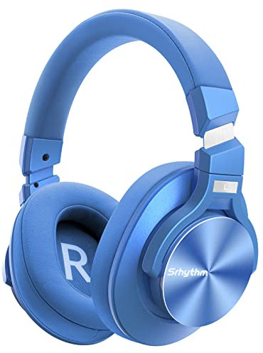 Srhythm NC75 Pro Auriculares Inalámbricos con Cancelación Activa de Ruido Bluetooth 5.0 - Micrófono, Carga Rápida, Hi-Fi, 40+ Horas de Reproducción