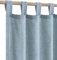 Blue Curtains 108 Inches Long for Living Room 2 Panels Set Tab Top Light Diffusing Semi Sheer Linen Curtains for Dining Sliding Doors Patio Balcony Backyard Garden 9 FT Tall Stone Dusty Blue Grey Gray