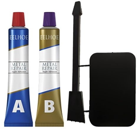 Magics Repair Glue,Weld Metal Repair Paste Industrial Heat Resistance ABs Glue Super Glue For Metal Adhesive Liquid Metal Welding Filler Stainless Steel Glue Metal Glue High Strength Bonds Metal