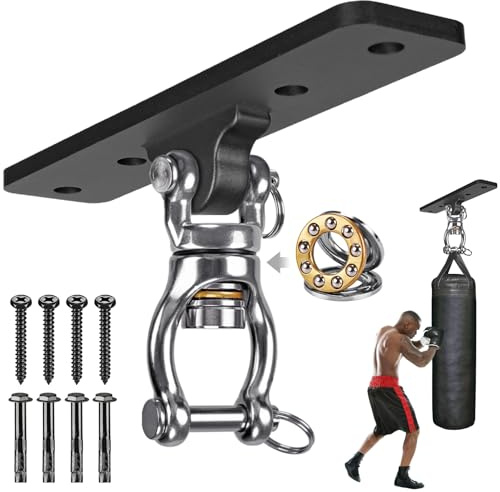 Kipika Support de Sac Lourd – Support de Suspension Robuste en Acier pour Sac de Frappe, Support Mural au Plafond pour la Boxe, Le Kickboxing et l'équipement de Fitness à Domicile