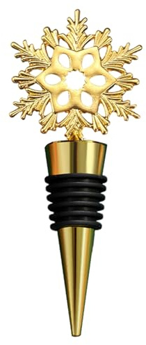 Flaskpropp – 11 x 4,9 x 2 cm lufttät julzinklegering, metallvinförseglare flaskpropp för champagne dryck sprit hem bar karneval kontor restaurang camping nyår