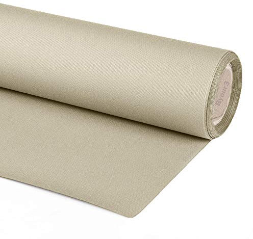 Byour3 - Tejido por Metro para Toldos Exteriores Protección UV Sombra Balcón Veranda Lonas Gazebo Lateral Abatible Pérgola Toldo Camper Cojines Barco (Beige, 140 cm Ancho Rollo)