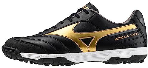 Mizuno Scarpa Unisex Morelia Sala Classic Tf Futsal, Nero Oro Scuro Shawdow, 44.5 EU