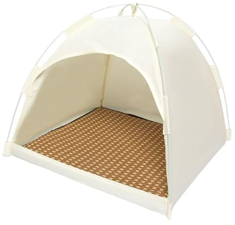 Isoliertes Katzenzelt, Outdoor-Pop-Katzenhaus, Mehrzweck-Katzenunterschlupf, kleine Hunde, Welpen, Spielbett, Sicherheitsunterschlupf, Villa Nest mit weichem, abnehmbarem Kissen für Hund, Katze,