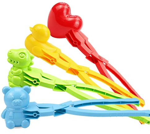 AYNKH 4 Stück Reisball Formen Onigiri Sushi Maker Form Schneeball Zange für Reisbällchen und Sushi-Kroketten