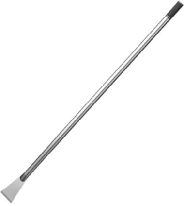 Fonowx Raschiatore per pareti, strumento per rimuovere piastrelle, manico lungo in metallo per pulizia, Raschietto Appuntito