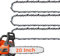 20 Inch Chainsaw Chain .325 Pitch .058 Gauge 76 Drive Links for Blue Max 53543, 8901, 8902 (3 Packs) (21YOP-6)