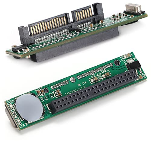 Keenso Disque IDE 44pin pour Porter Un Adaptateur de Disque Dur Léger pour Le Support ATA 66/100/133