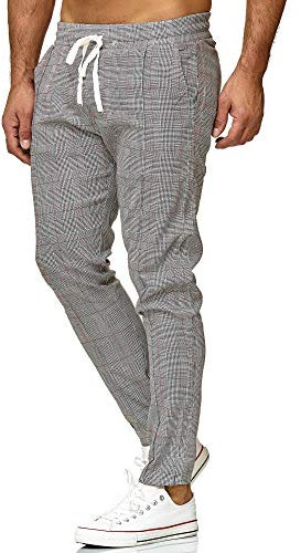 Redbridge Stylische Slim Karohose Urban Fit Grau XL