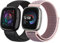 Runostrich Nylon Armband Kompatibel mit Fitbit Versa 4/Fitbit Sense 2/Fitbit Versa 3/Fitbit Sense, Weich Atmungsaktiver Sport Armband Verstellbares Ersatzband Damen Herren