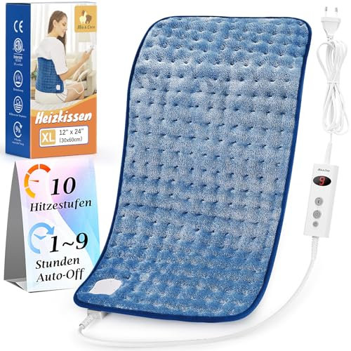 Heizkissen mit Abschaltautomatik (Tiefes Blau, 30x60cm)