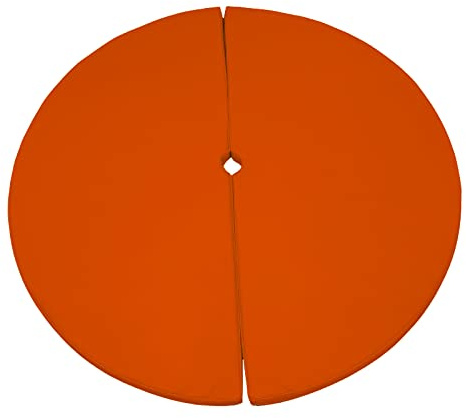 FORTISLINE - Tappetino per Pole Dance Arancione, Protezione Anti-Caduta, 2 Pezzi, Diametro 120 x 10 cm, Antiscivolo, Salvaspazio, Protezione per l'allenamento, Lifestyle Pole Dance