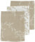 Meyco Baby Waschhandschuhe - Branches Sand - 20x17cm - 3er Pack, 458068