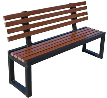 Utomhusbänk radstol köpcentrum gym rastbänk park trädgård massivträstol utomhusbänk(100 * 40cm)
