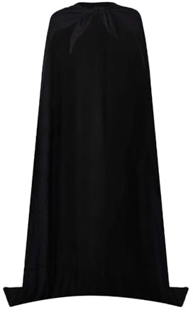 Taeyue Elphaba, mantello da donna, per cosplay, costume lungo, per Halloween, carnevale, colore nero, per adulti, M