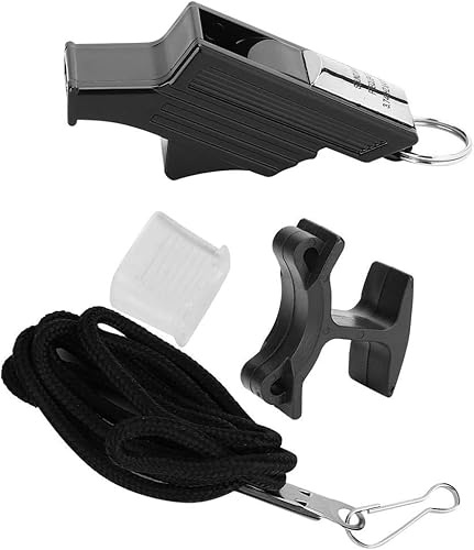 CYSFETENA Referee Whistle,Lightweight Detachable Soccer Referee Whistle with Lanyard,Elaborate Whistle for Coaches Outdoor Survival PE Class Basketball Football Game