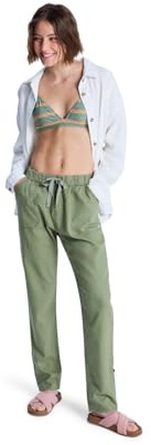Roxy On The Seashore - Pantalón Cargo de Lino para Mujer