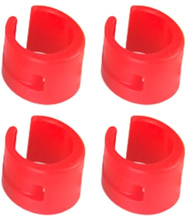 HAISENG 4 protectores de cadena para bicicletas, anillos, protector de cadena, marco de protección, protector de bicicleta, tenedor, tenedor