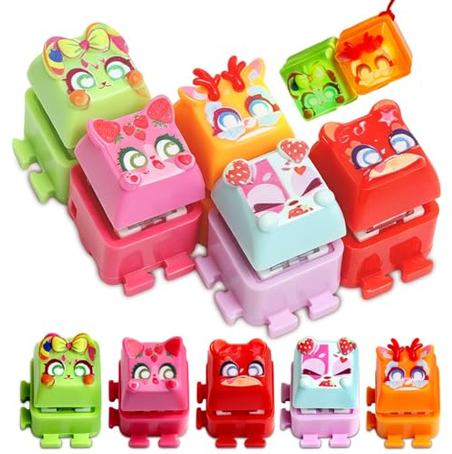JoyPlus 5-delar Tangentbord Fidget Toys, Tangentbord Fidget Nyckelring, Stressavlastande Tangenter Leksaker för Att Lindra Stressrelaterad Ångest för Vuxna och Barn