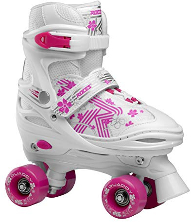 Roces Flickor Quaddy 3.0 Girl storleksjusterbar rullsko för barn