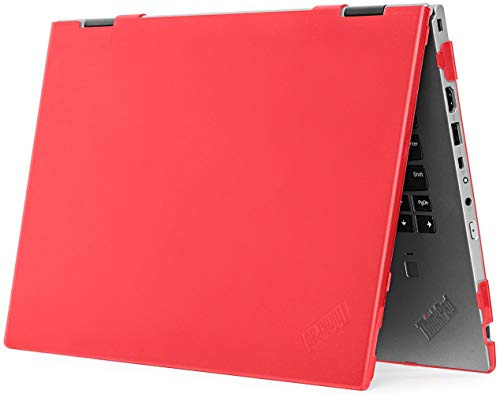 mCover Hartschalen-Schutzhülle kompatibel mit Lenovo ThinkPad X13 Yoga Gen 1 (13,3 Zoll / 33,8 cm) (Nicht für X13 Non Yoga-Version) Rot