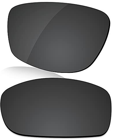 LenzReborn Lente polarizada de repuesto para gafas de sol Arnette Slickster AN4185, más opciones, Negro Oscuro - Polarizado, Talla única