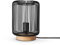 Paco Home Tischlampe Rattan Wohnzimmer Tischleuchte Boho Style Käfig Lampe Nachttischlampe Metall E27