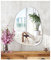 JMITHA Self Adhesive Mirror Irregular Mirror HD Glass Stick On Mirror Wall Mirror for Makeup Bathroom Mirror Decorative Mirror for Door Hallway Living Room Bedroom