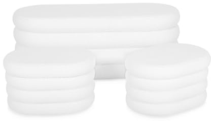 sweeek - Banc Coffre en bouclettes Blanches avec 2 poufs ovales de Rangement intégrés - L111cm