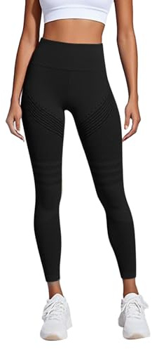 Plumi Leggings à Compression 3D Anti Cellulite amaigrissant Minceur Leggings Femme Taille Haute sans Couture, Push-Up Opaque, Pantalon Sport pour Yoga et Fitness